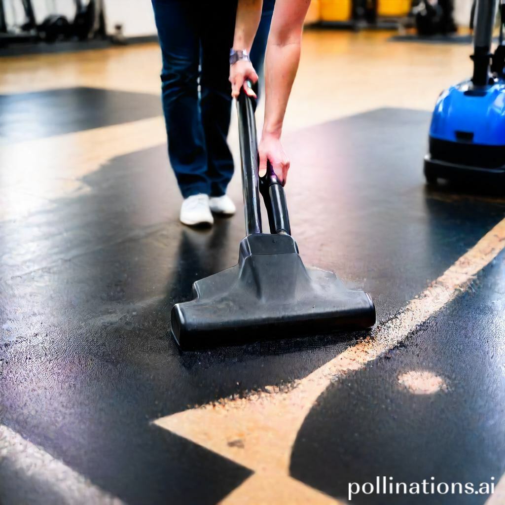 caring for rubber gym floors with the right vacuum